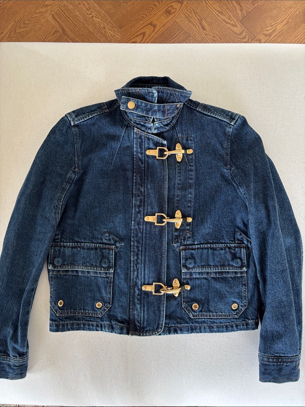 Ralph Lauren jean jacket equestrian military